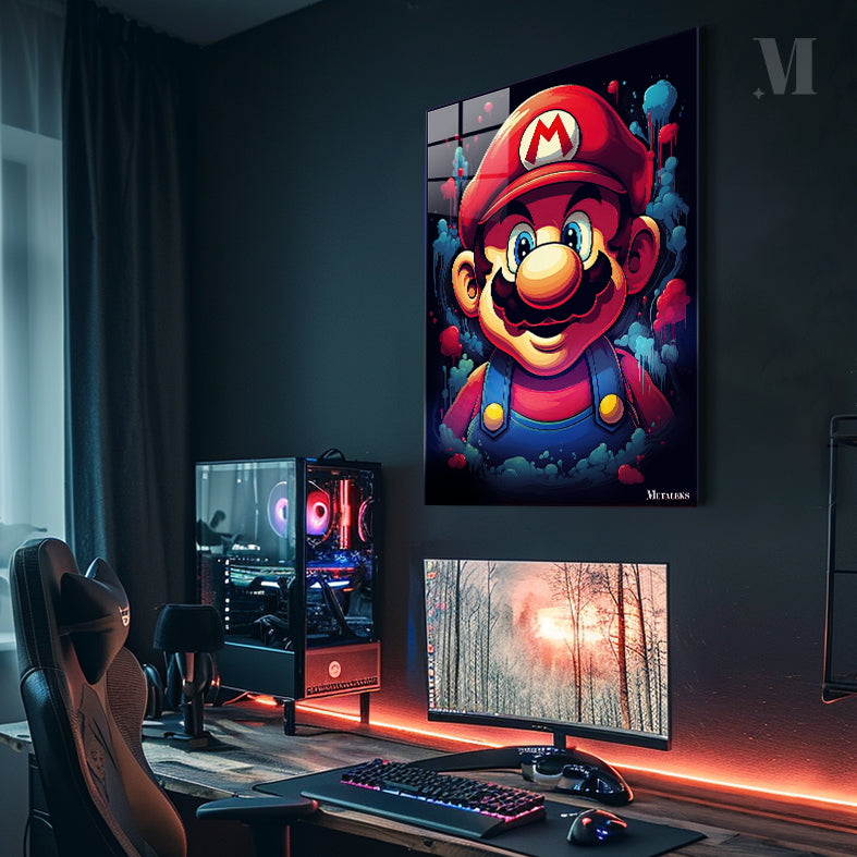 Face of Super Mario