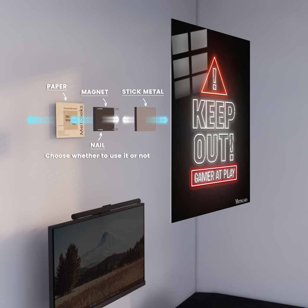 neon lamp keep out 15
