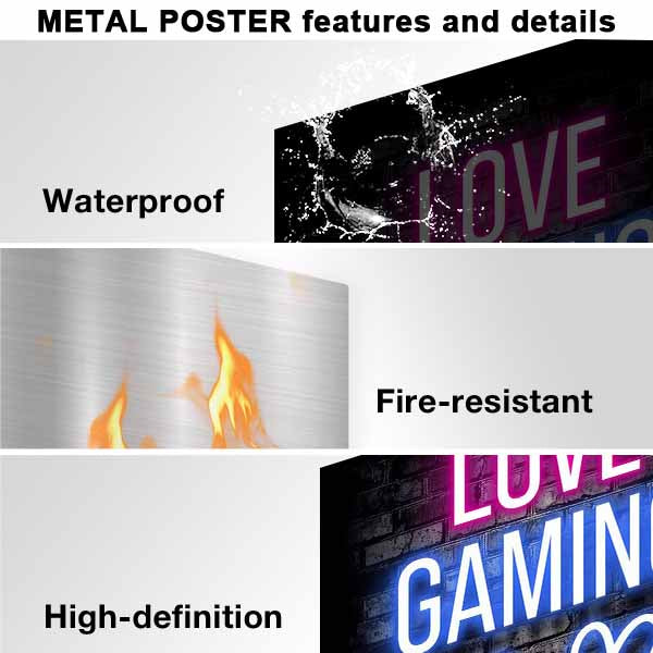 neon lamp love gaming
