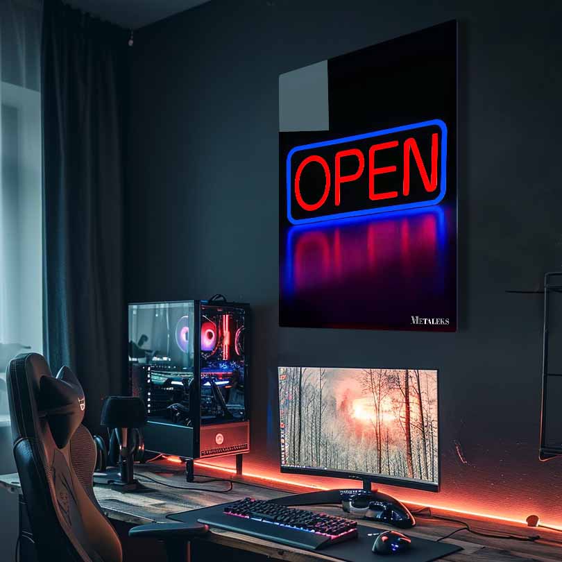 neon lamp open 12