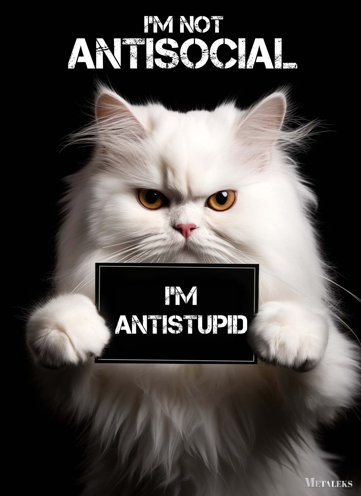 Antisocial Cute Cat