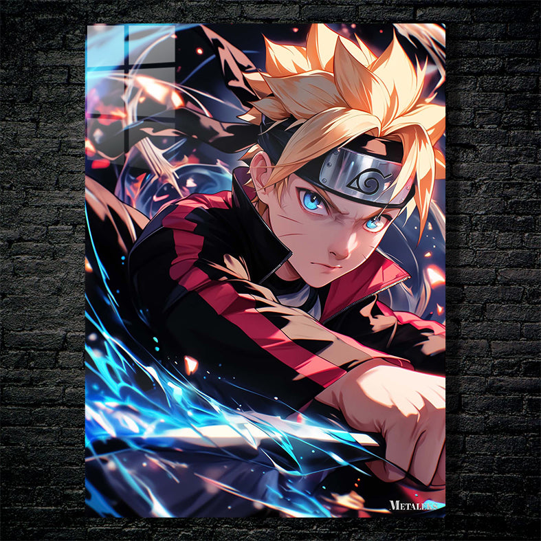 Boruto attacks with kunai  Anime Naruto