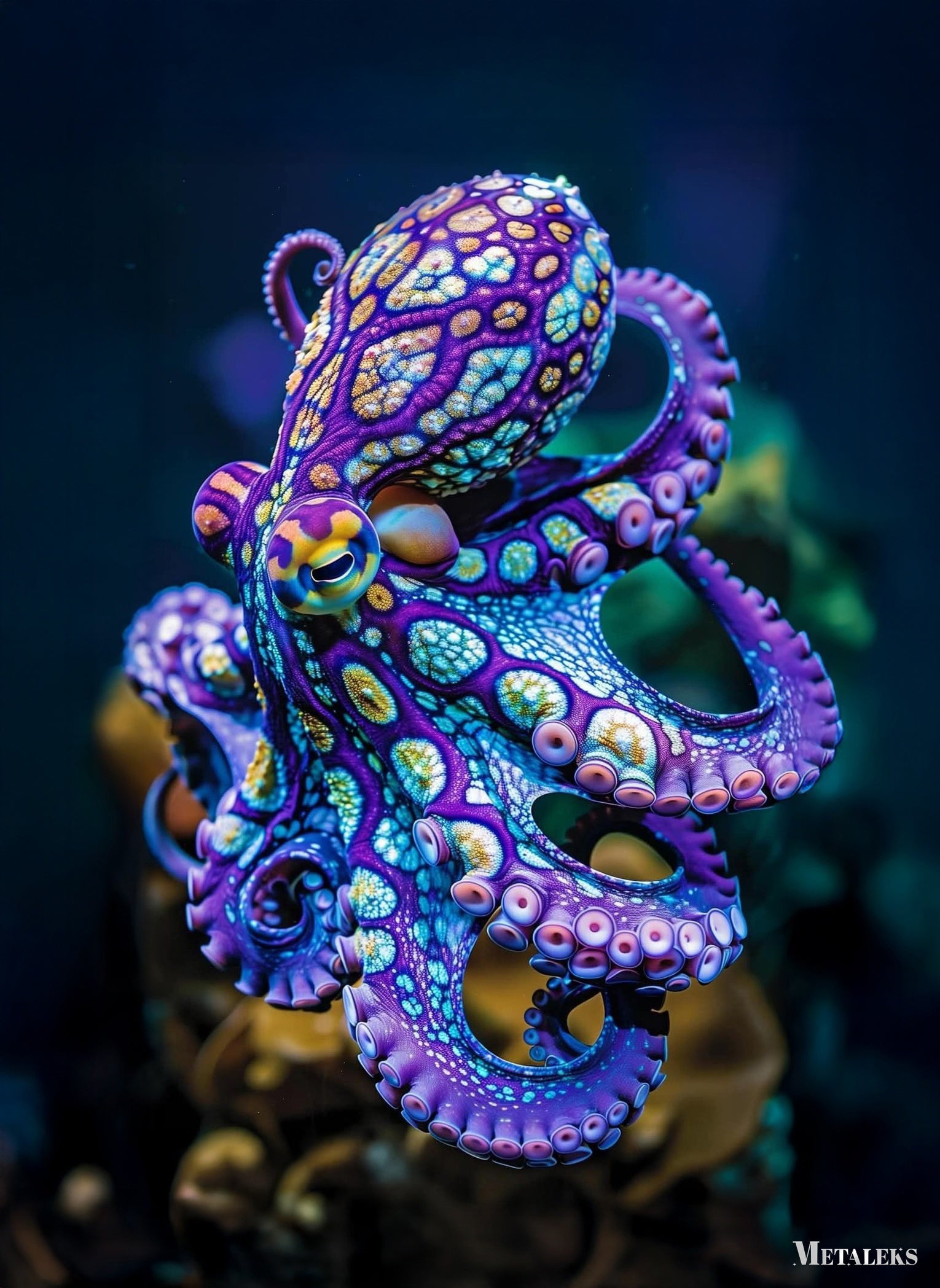 Colorful octopus