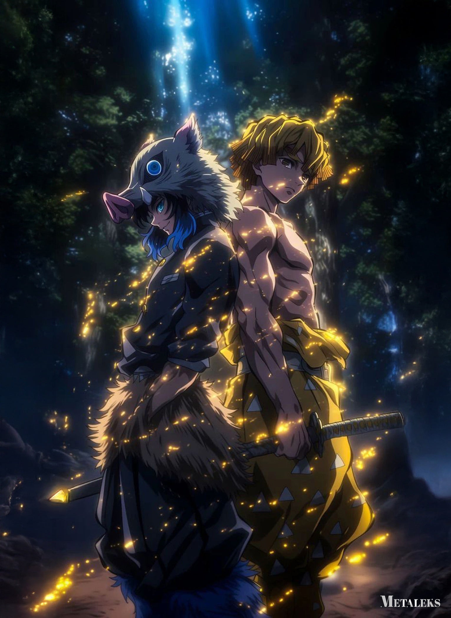 Inosuke Hashibira Demon Slayer Zenitsu Agatsuma Demon Slayer  D0801-25