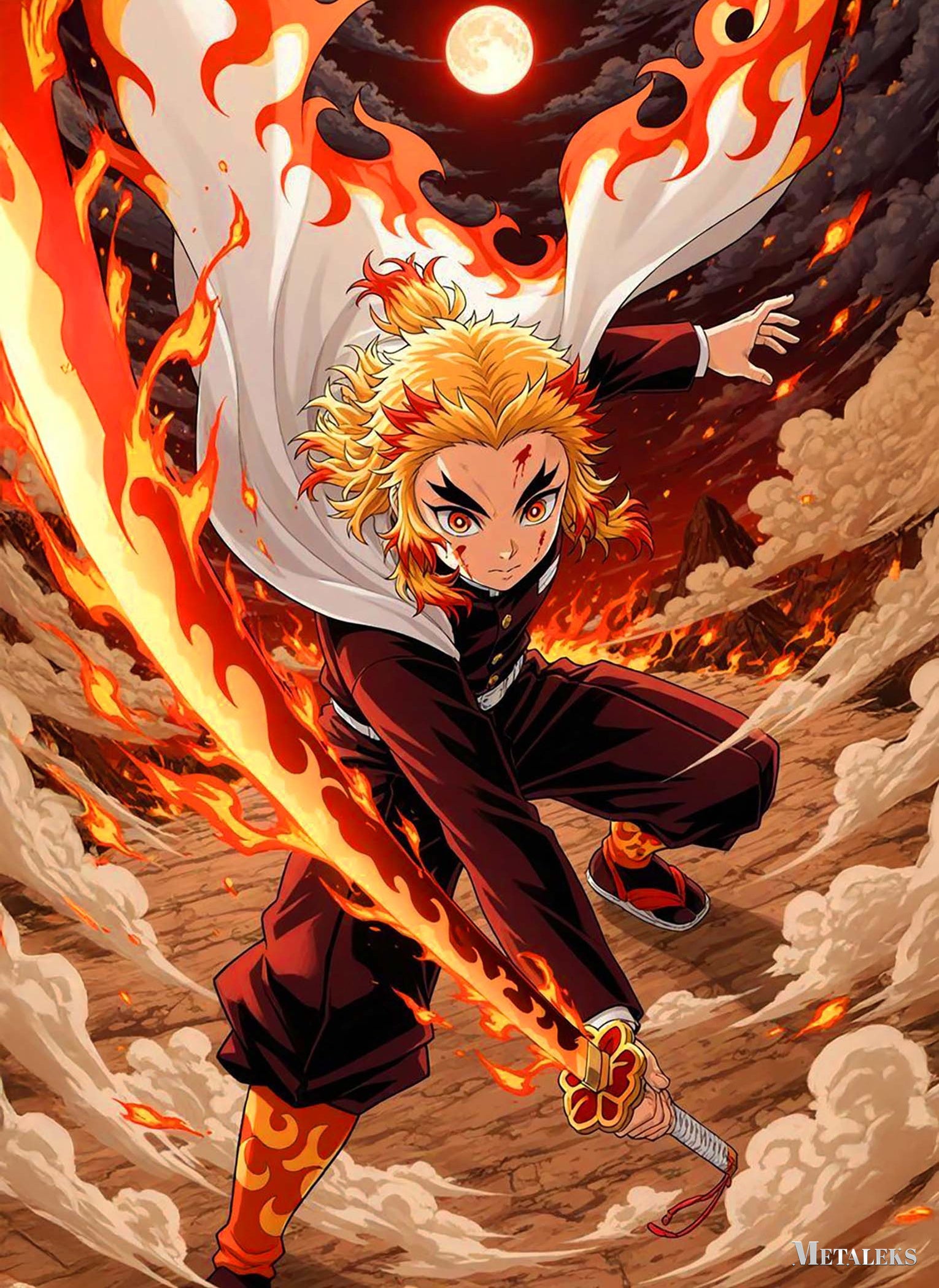 Kyojuro Rengoku Demon Slayer  A0717