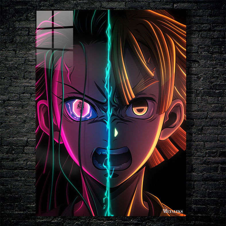 Nezuko Zenitsu neon H0729-25