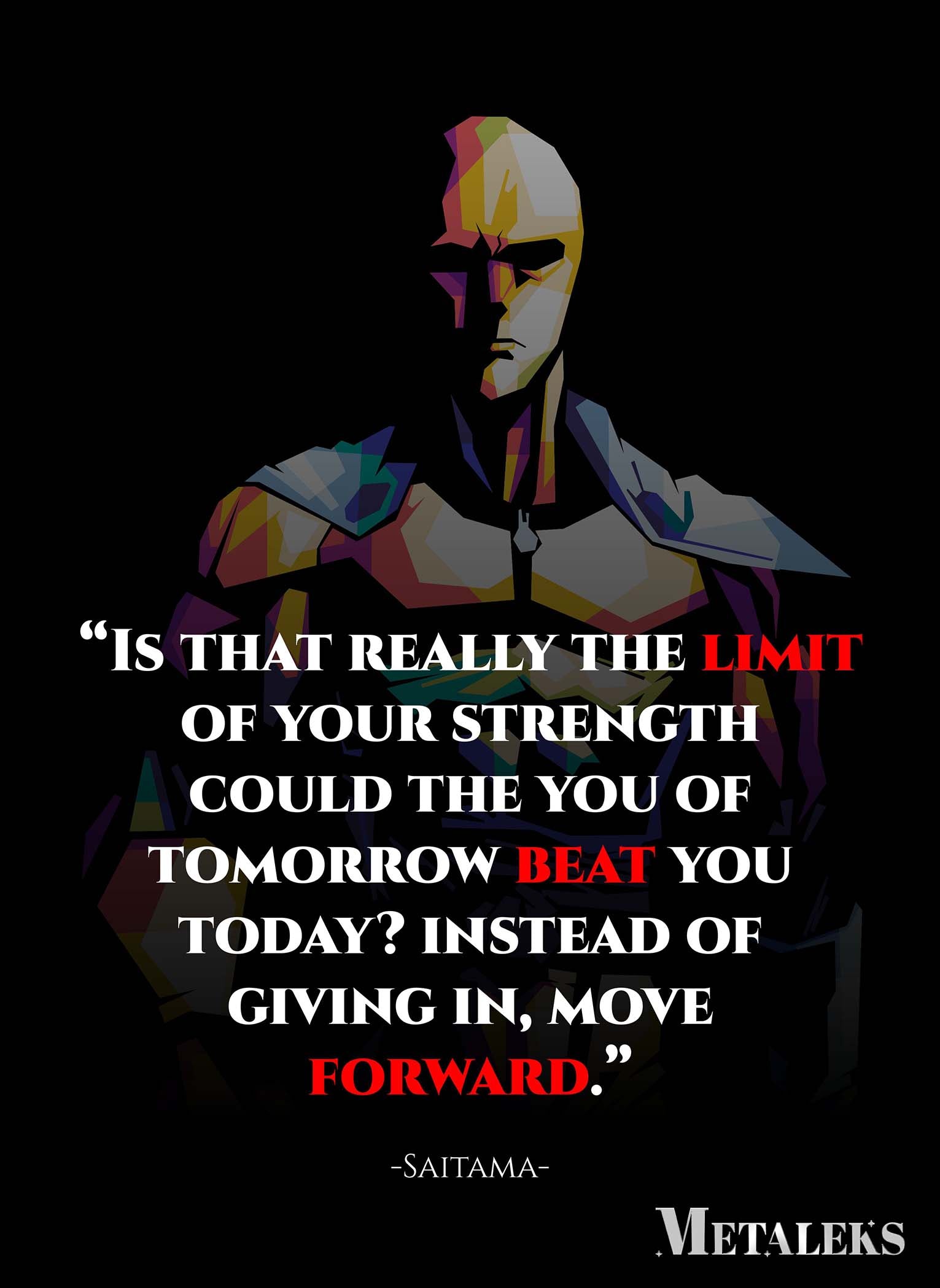 One punch man text