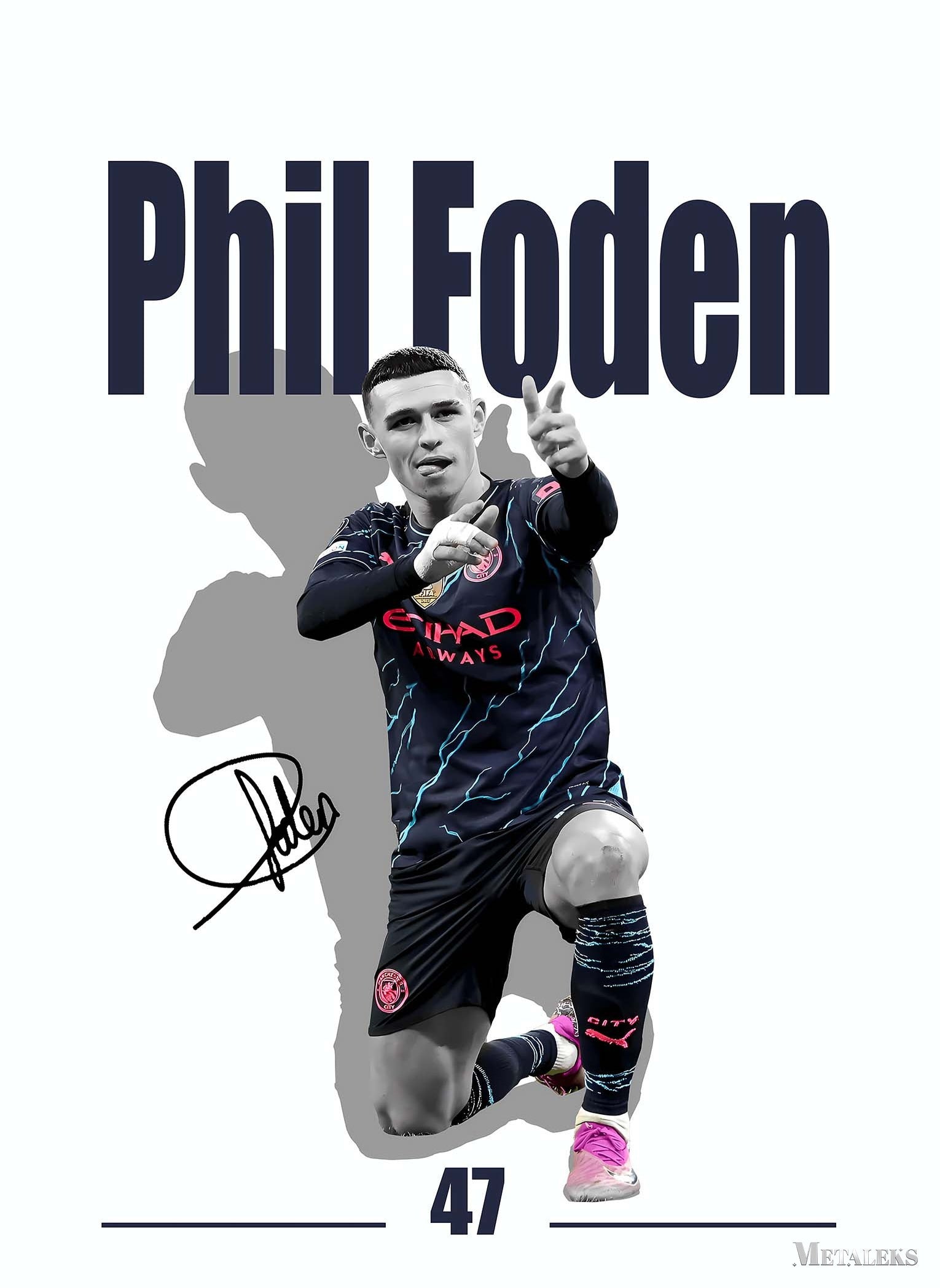 Phil Foden Minimalist