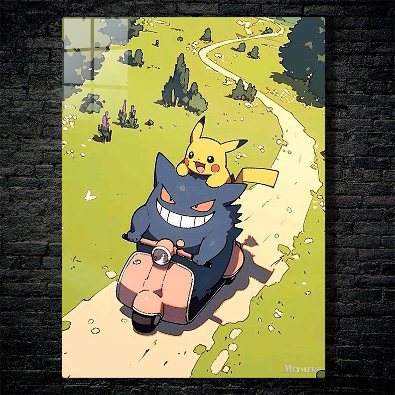 Pikachu Pokemon Gengar Pokemon  D0801-25