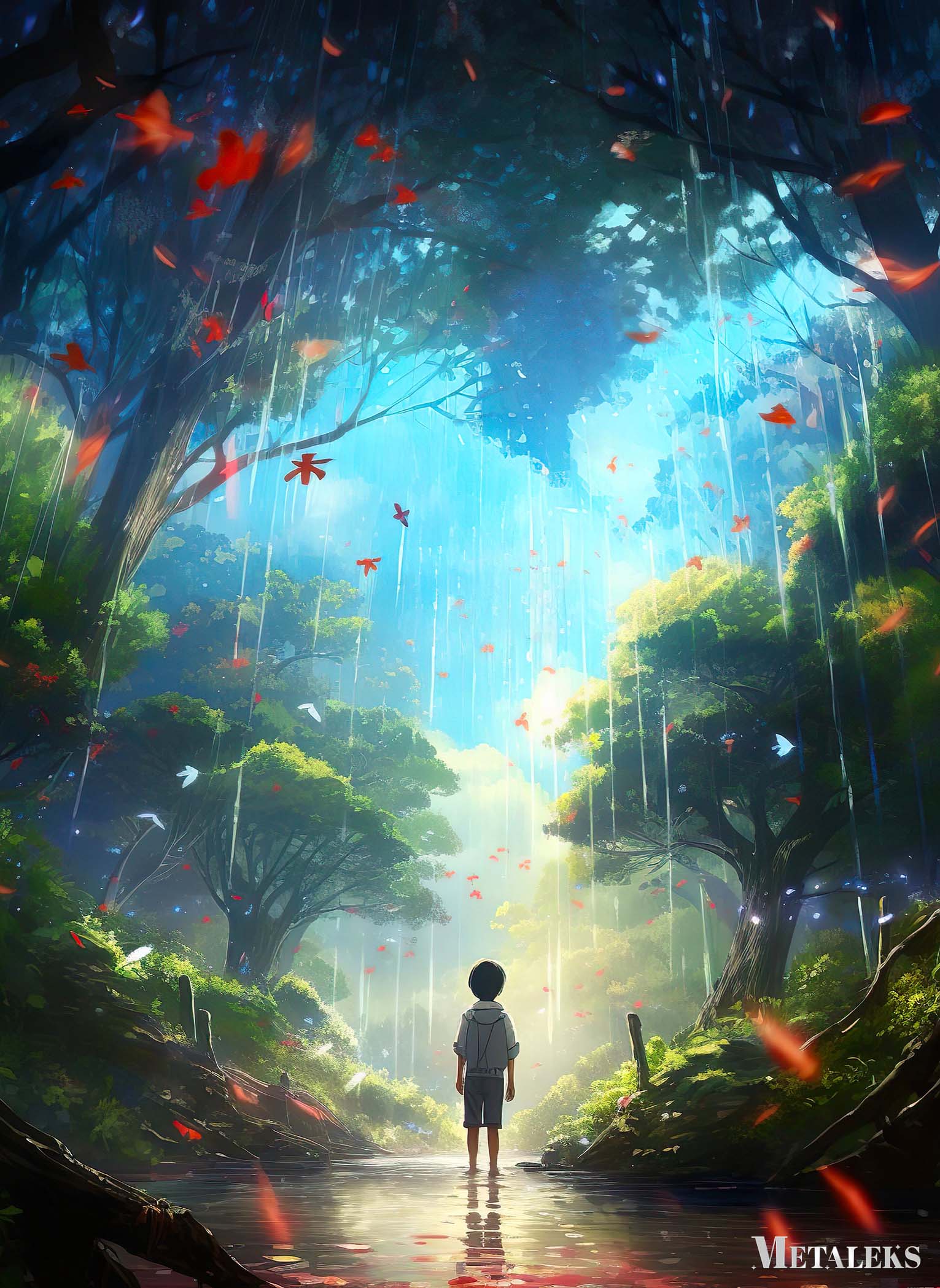 Rainy Woods Journey