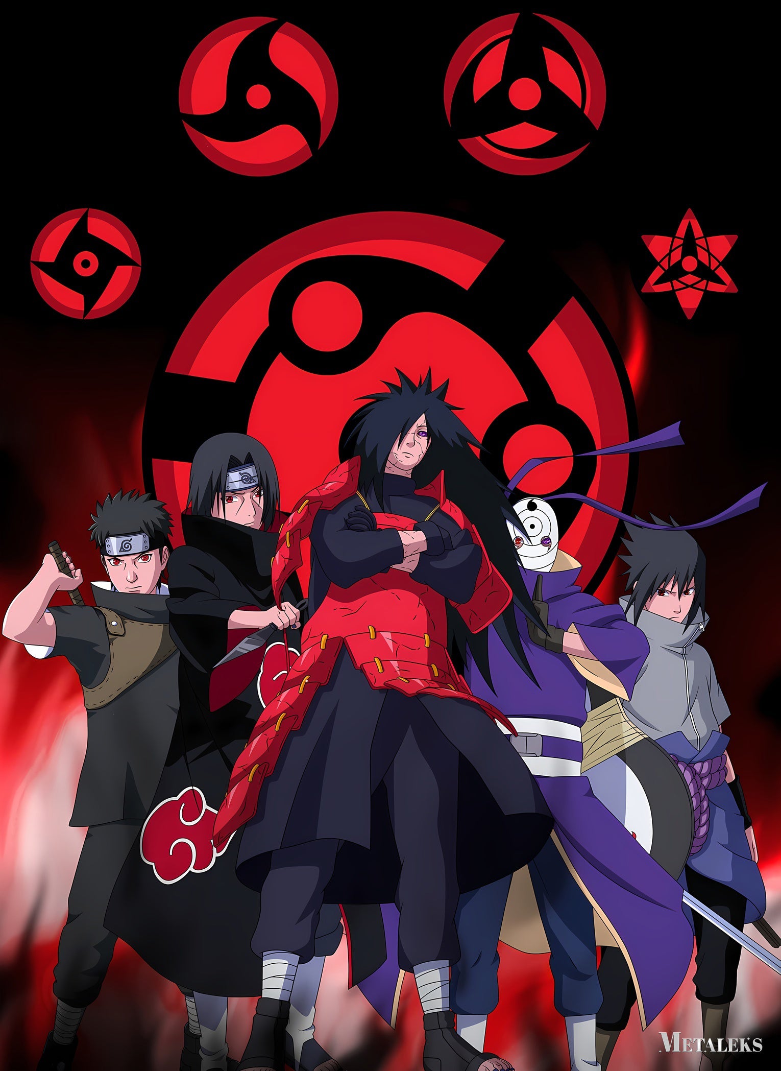 Shisui Uchiha Itachi Uchiha Madara Uchiha Obito Uchiha Sasuke Uchiha Naruto  CS082925
