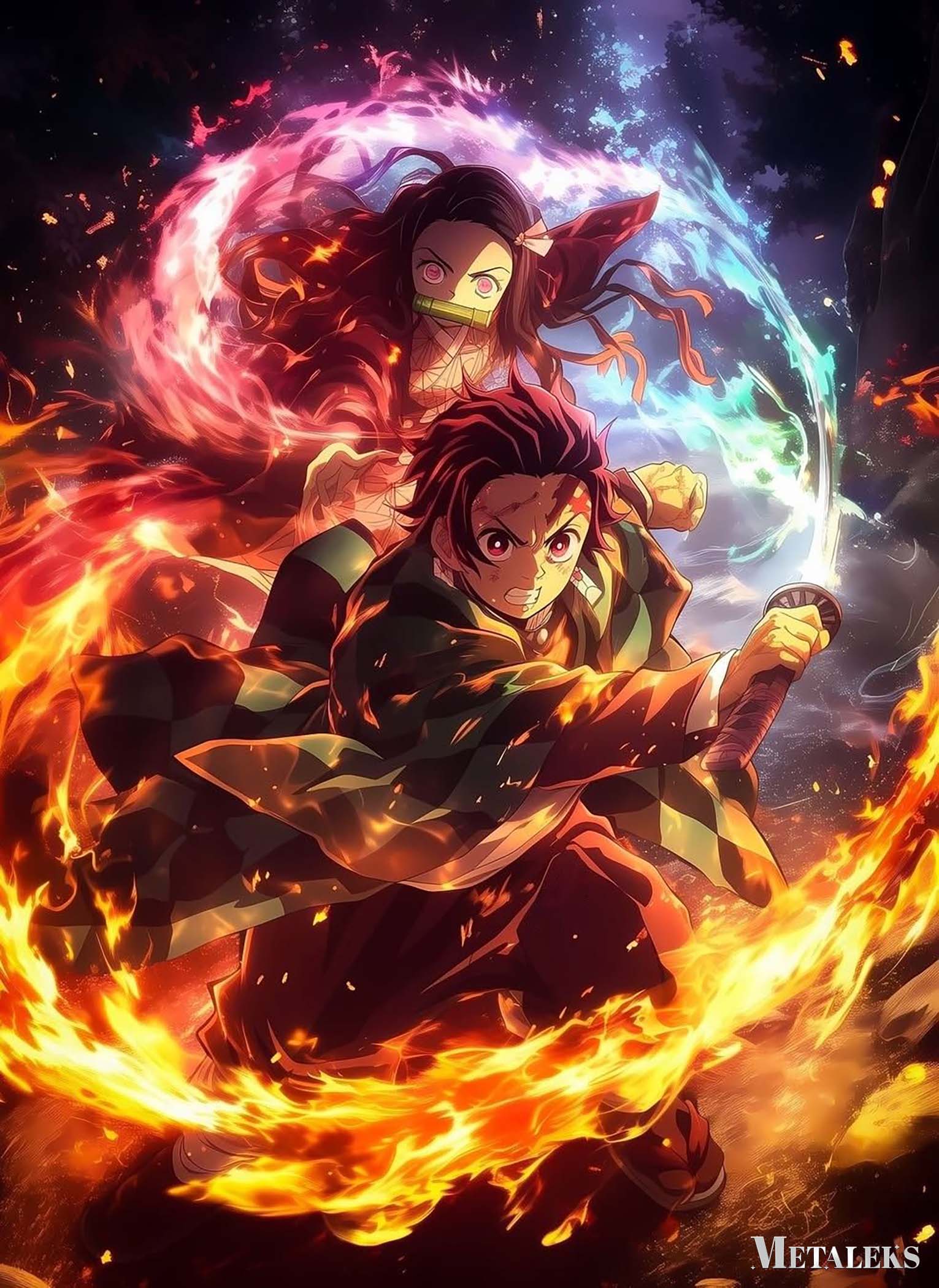 Tanjiro Kamado Nezuko Kamado Demon Slayer  A0717