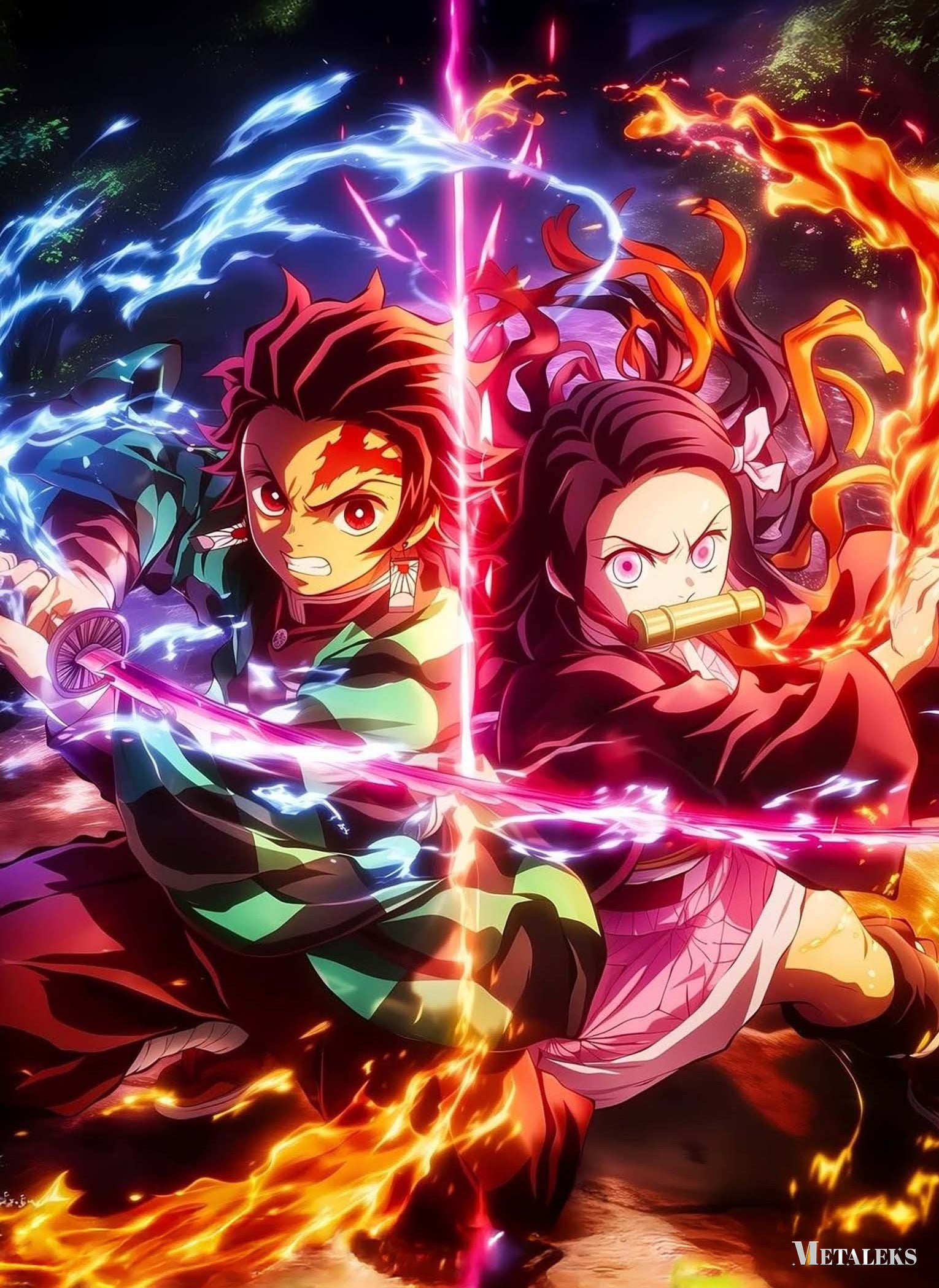 Tanjiro Kamado Nezuko Kamado Demon Slayer 02  A0717