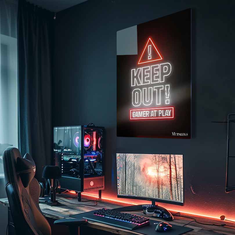neon lamp keep out 15
